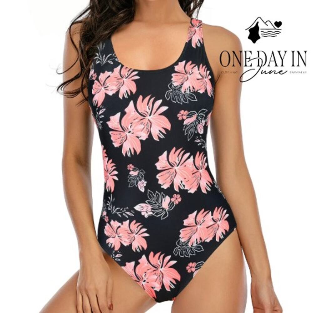 Zando Cross Back One Piece Swimsuit Size 2XL